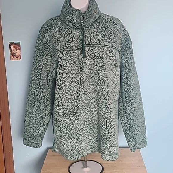 Ladies Sherpa Pullover - Picture 2 of 7